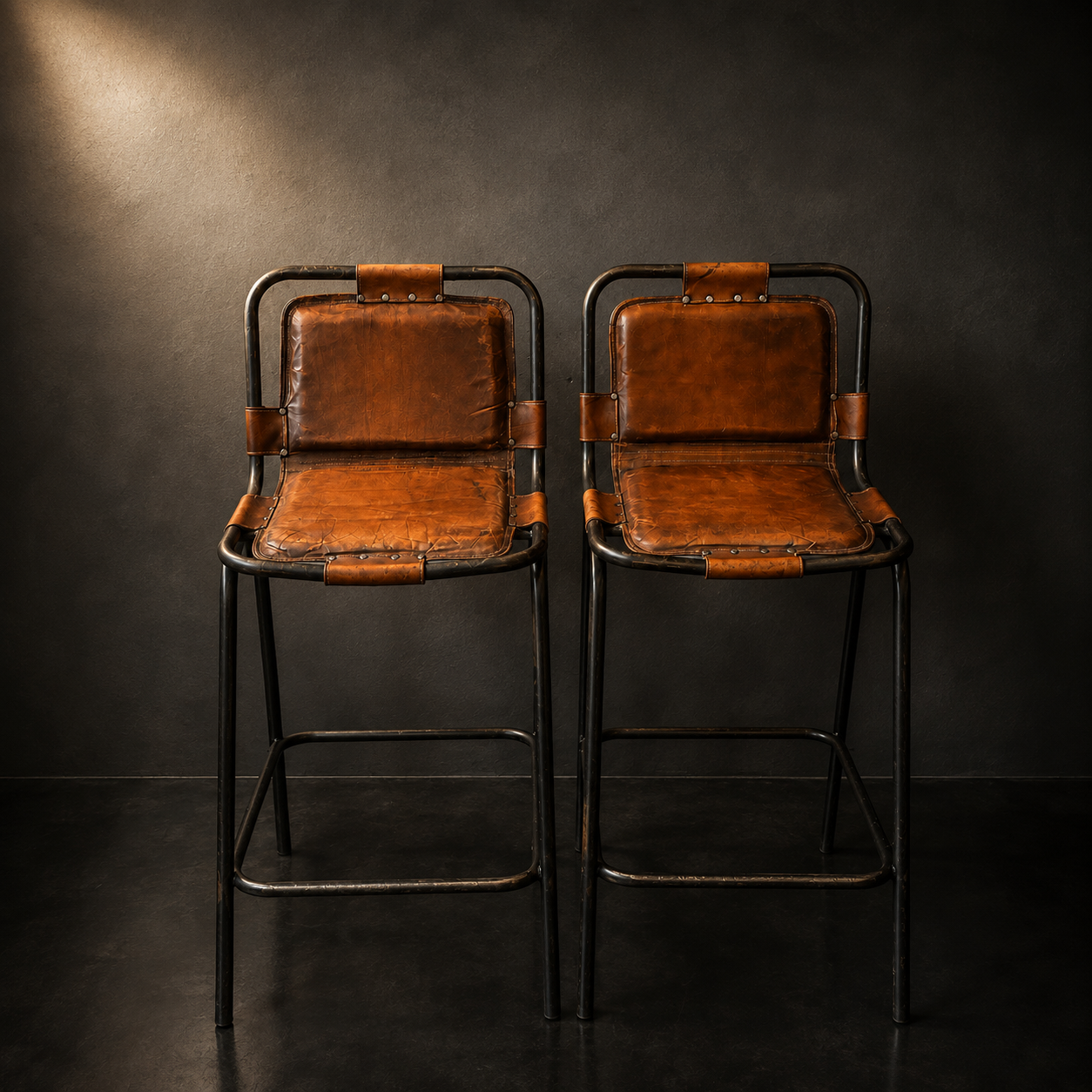 conjunto-4-taburetes-industriales-piel-the-patina-house