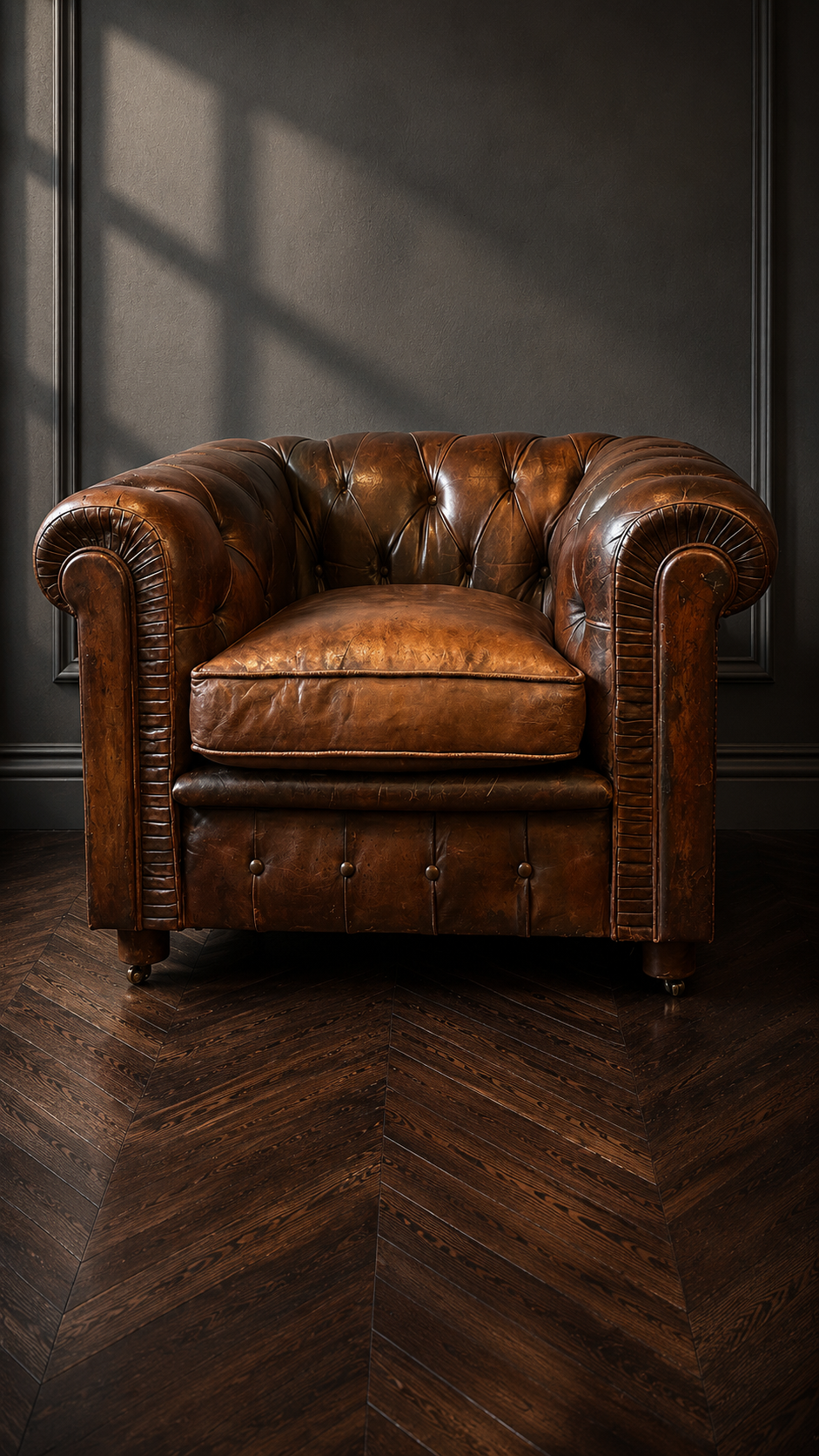 PAREJA DE SILLONES CHESTERFIELD CLUB VINTAGE - Imagen 8