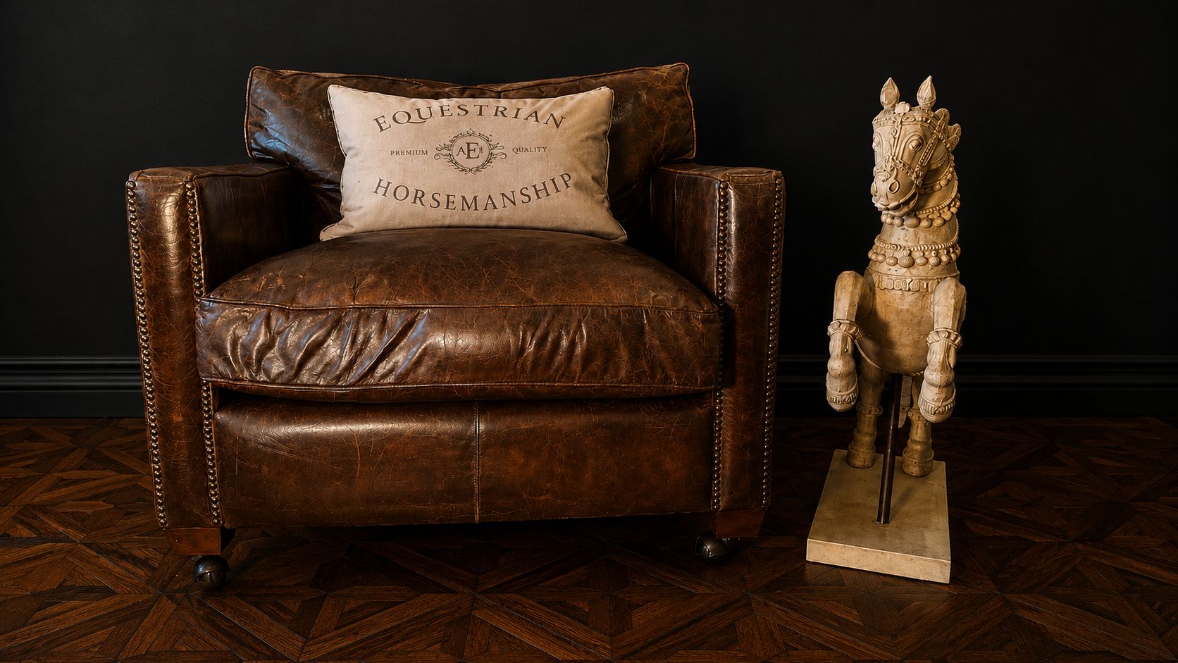 SILLON CLUB XL CONTEMPORANEO PIEL ENVEJECIDA - Imagen 3
