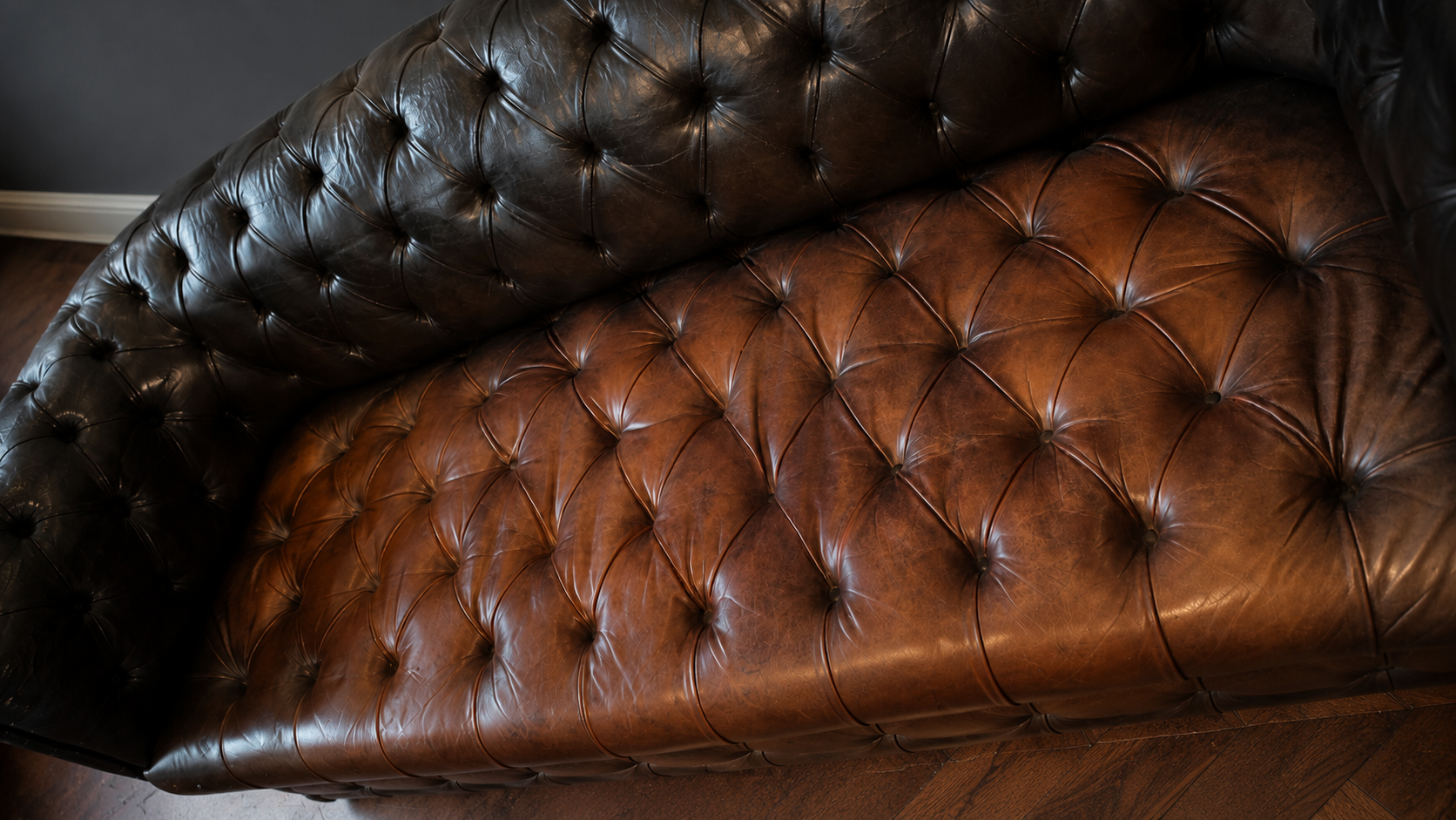 SOFA CHESTERFIELD CIRCA 1950 TRICOLOR - Imagen 6