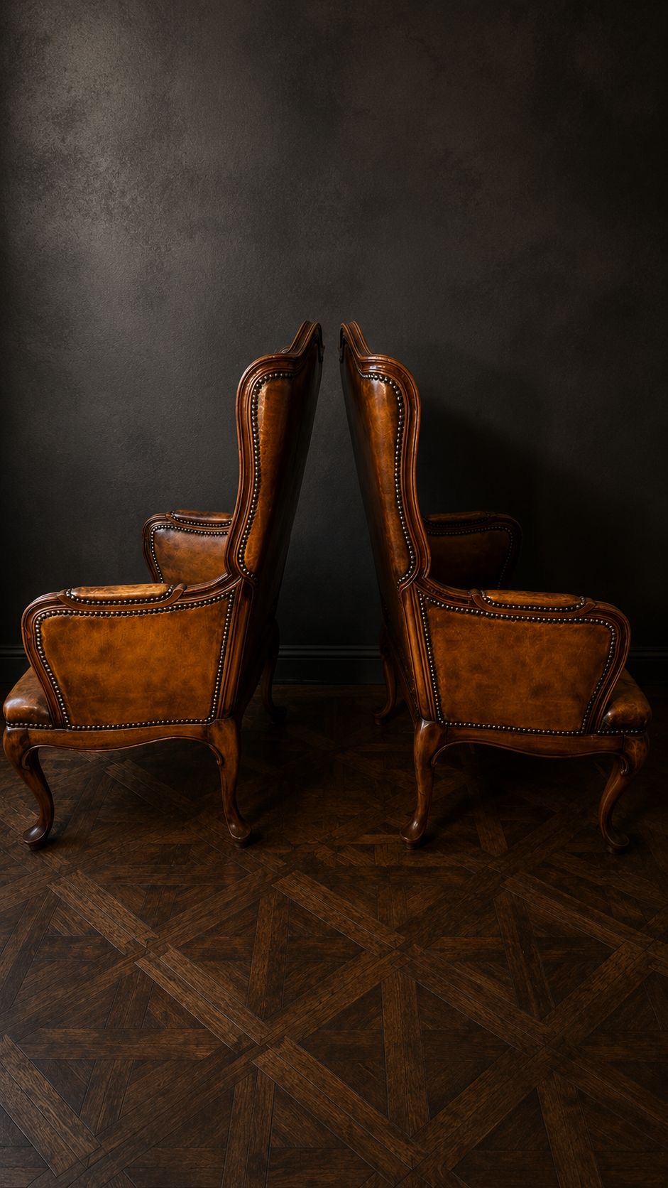 PAREJA SILLONES BERGÈRE FRANCESES EN PATINA COLOR MIEL - Imagen 7
