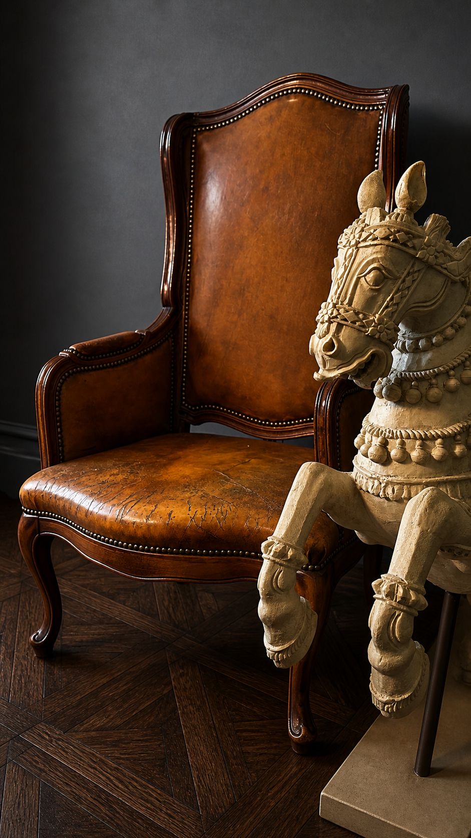 PAREJA SILLONES BERGÈRE FRANCESES EN PATINA COLOR MIEL - Imagen 4