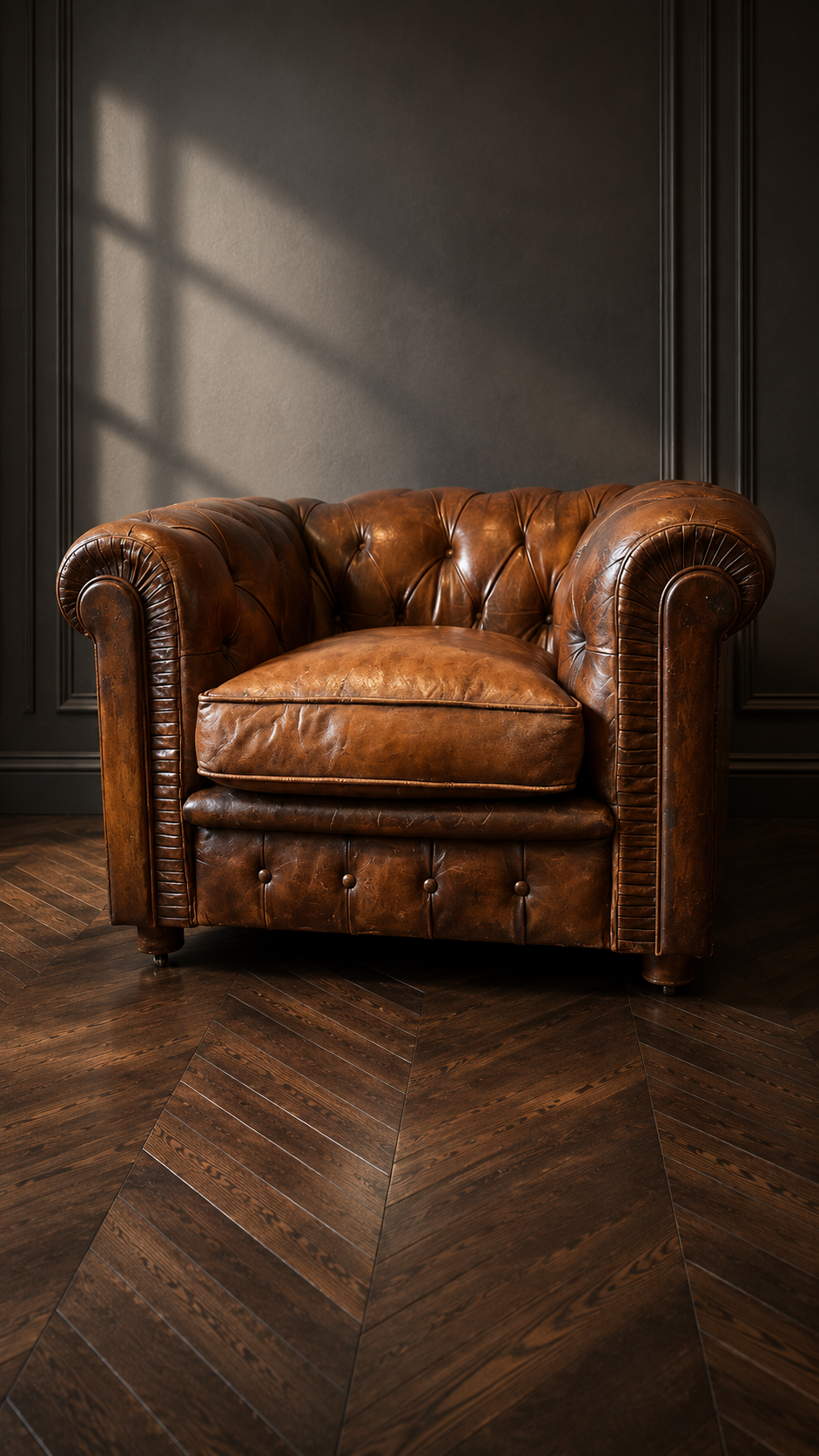 PAREJA DE SILLONES CHESTERFIELD CLUB VINTAGE