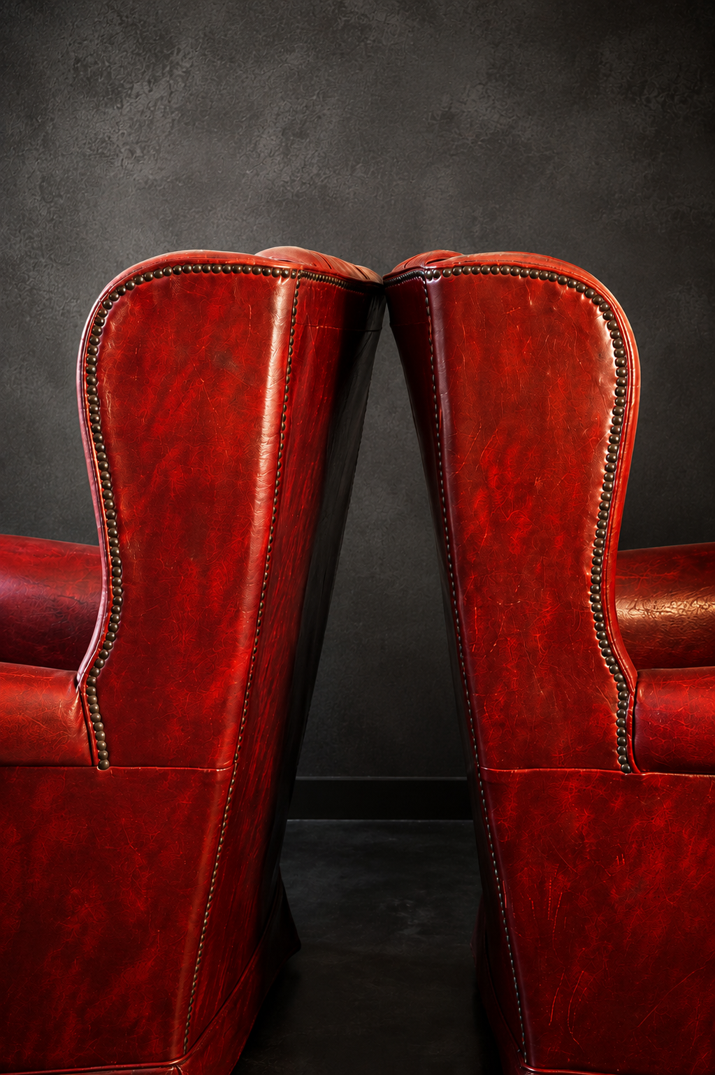 PAREJA DE BUTACAS WINGBACK CHESTERFIELD INGLATERRA CIRCA 1970-1990 - Imagen 7