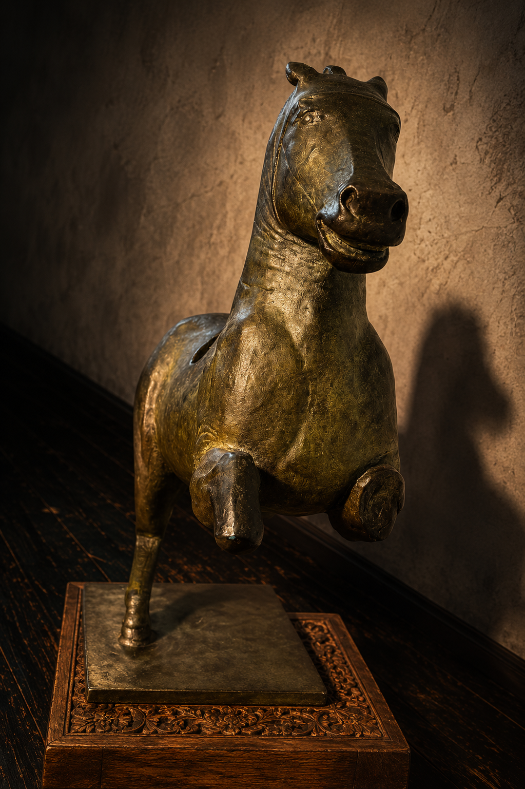 CABALLO ESCULTORICO EN BRONCE - Imagen 2