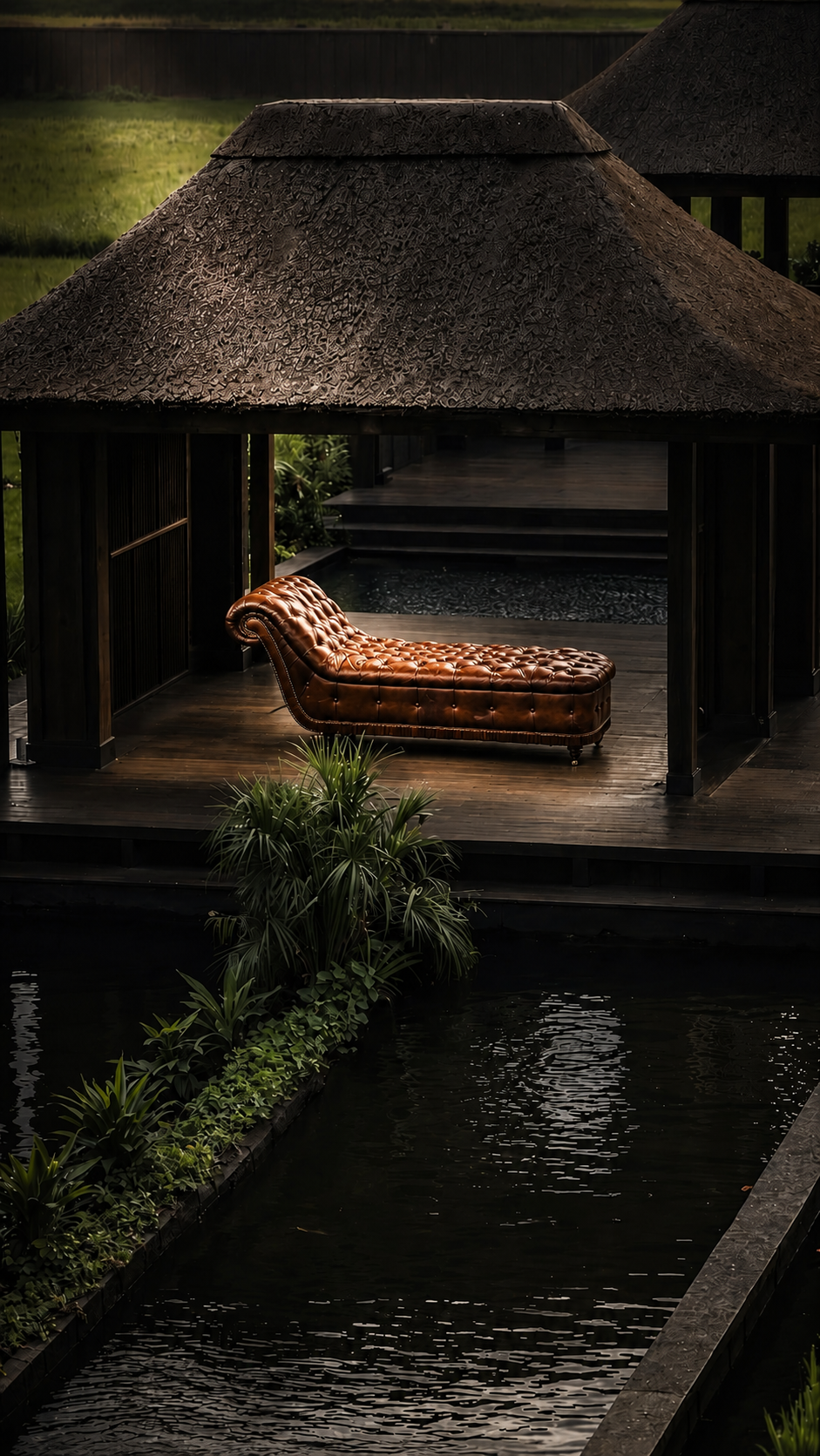 CHAISE LONGUE VICTORIANA EN PIEL- INGLATERRA, FINALES SIGLO XIX - Imagen 11
