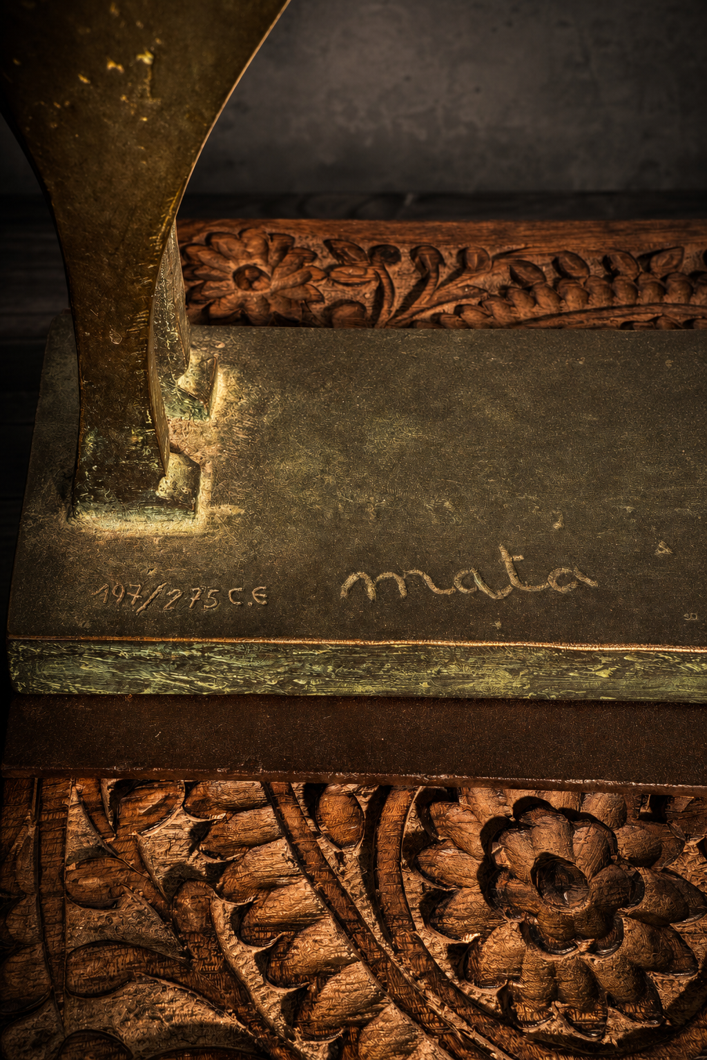 CARLOS MATA “Kyros” Caballo en bronce patinado Edición limitada 197/275 - Imagen 6