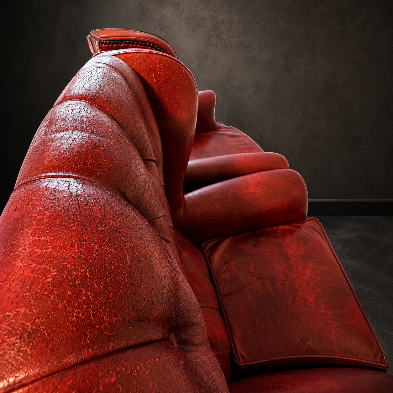 PAREJA DE BUTACAS WINGBACK CHESTERFIELD INGLATERRA CIRCA 1970-1990 - Imagen 5