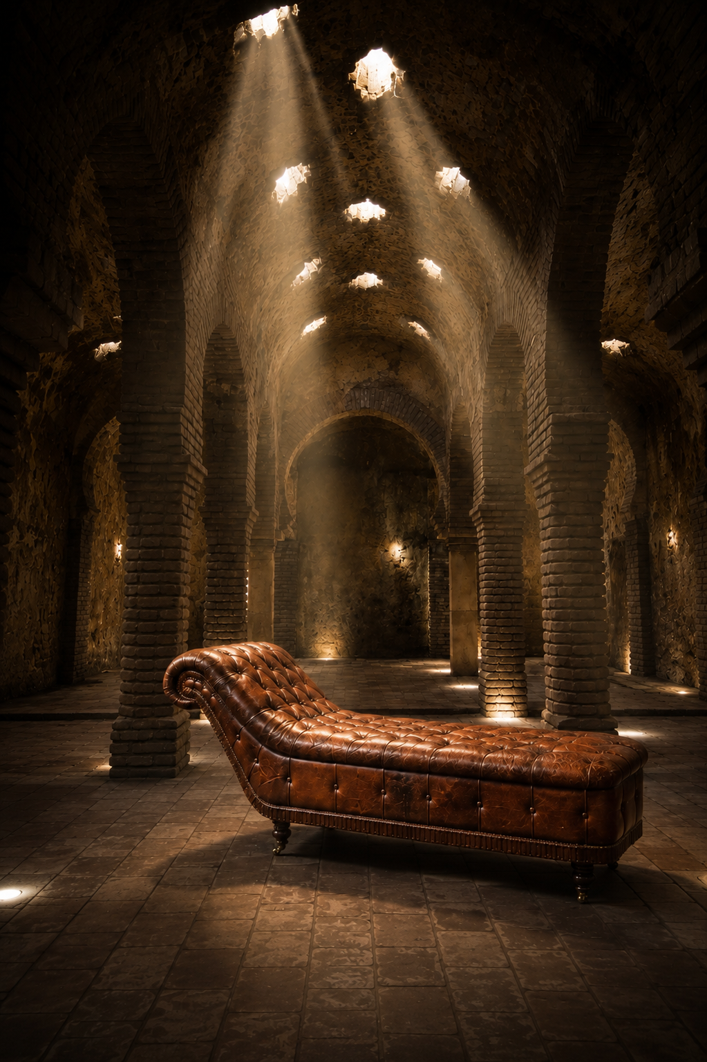 CHAISE LONGUE VICTORIANA EN PIEL- INGLATERRA, FINALES SIGLO XIX - Imagen 5