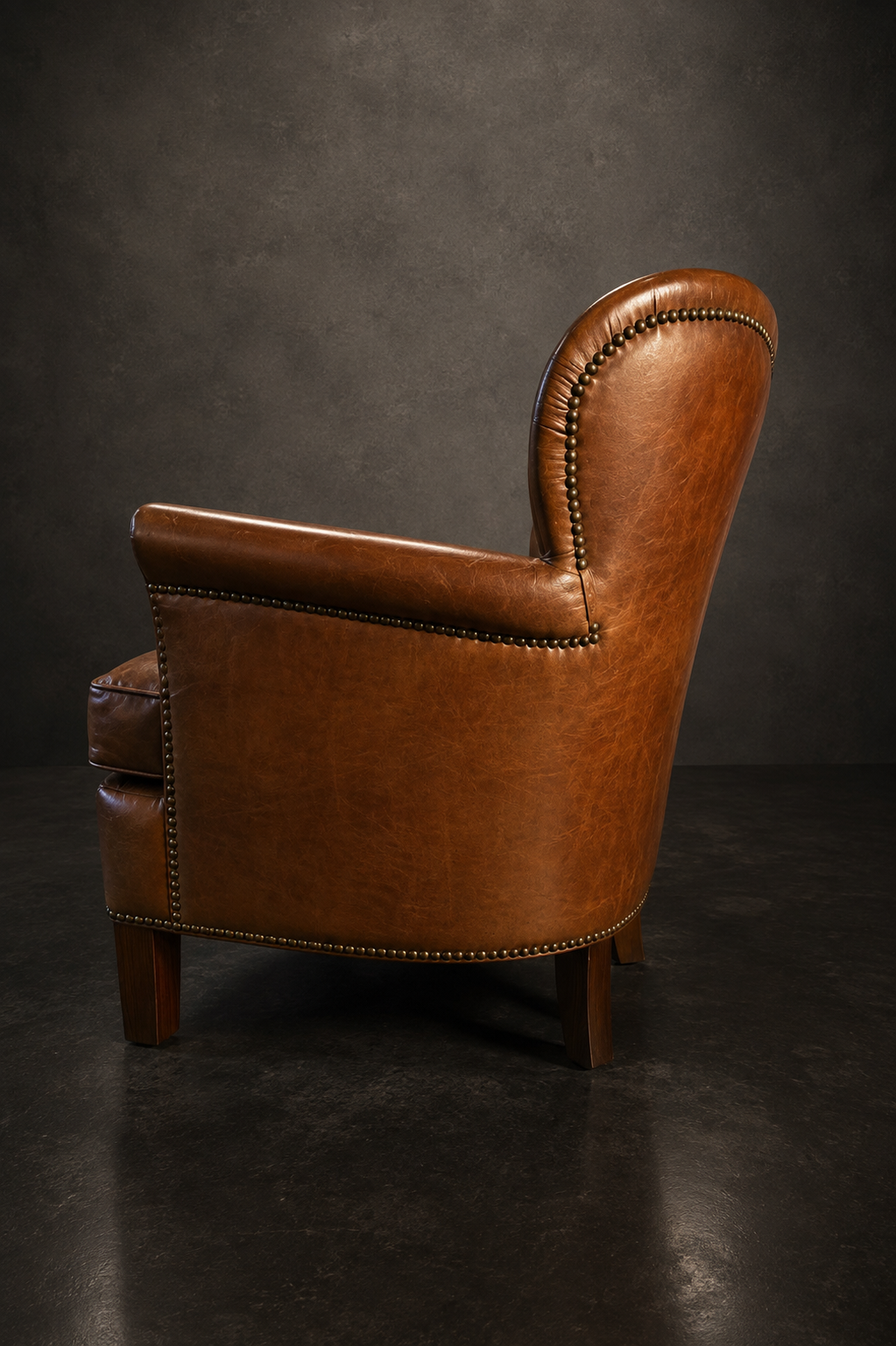 RESTORATION HARDWARE PROFESSOR LEATHER CHAIR CIRCA 2014 - Imagen 6